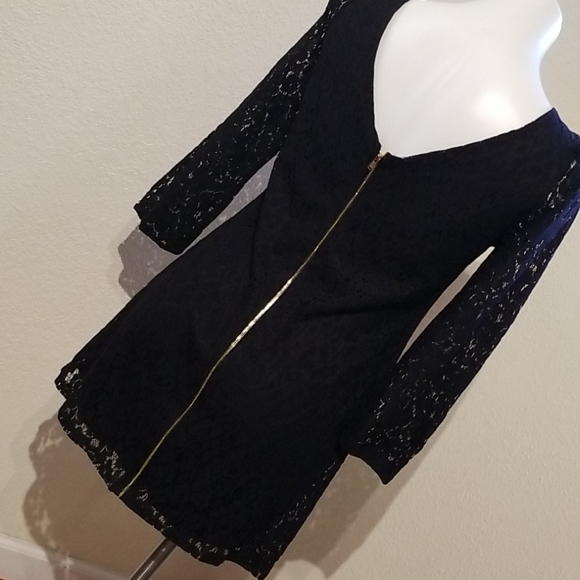 Black lace dress‎ charming Charlie lg - Picture 2 of 12